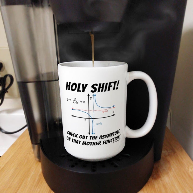ThisWear Math Joke Gifts for Math Teacher Holy Shift 15oz Ceramic Coffee Mug with Handle - Image 5
